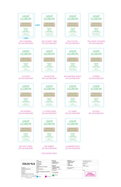 Front Label - Light Illusion Front Lbl ALL